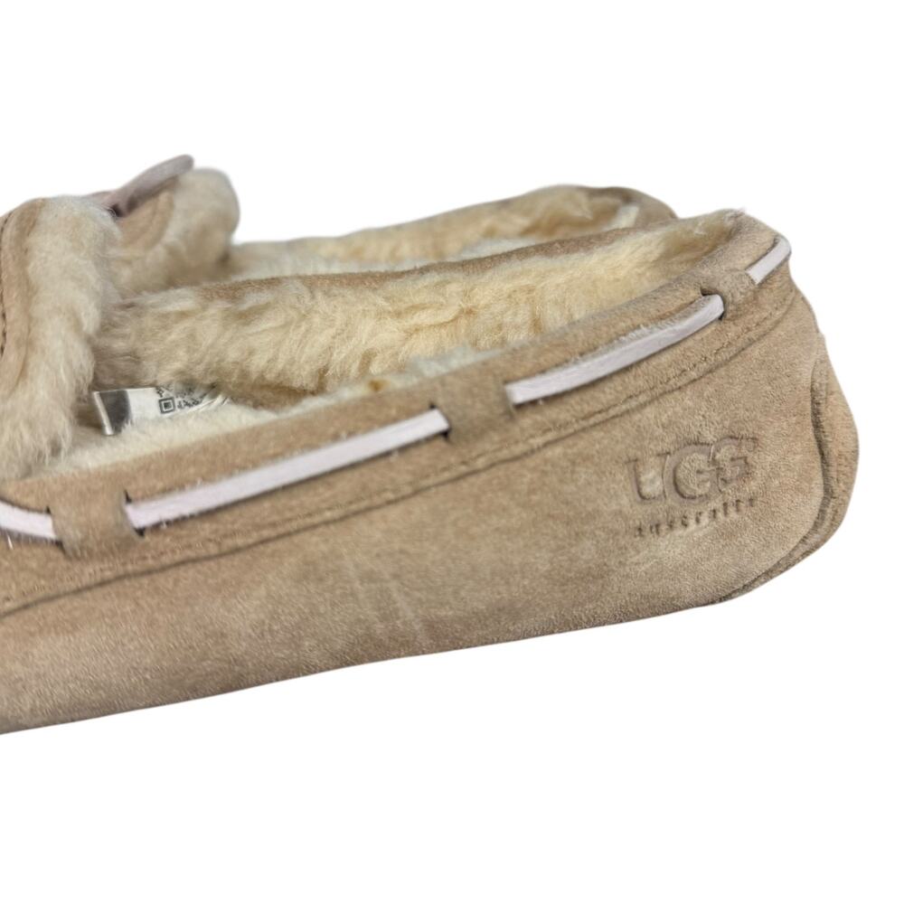 Ugg Dakota 5612 Suede Shearling Lined Leather Loafers Slippers Casual Shoes sz 8 - Picture 9 of 16